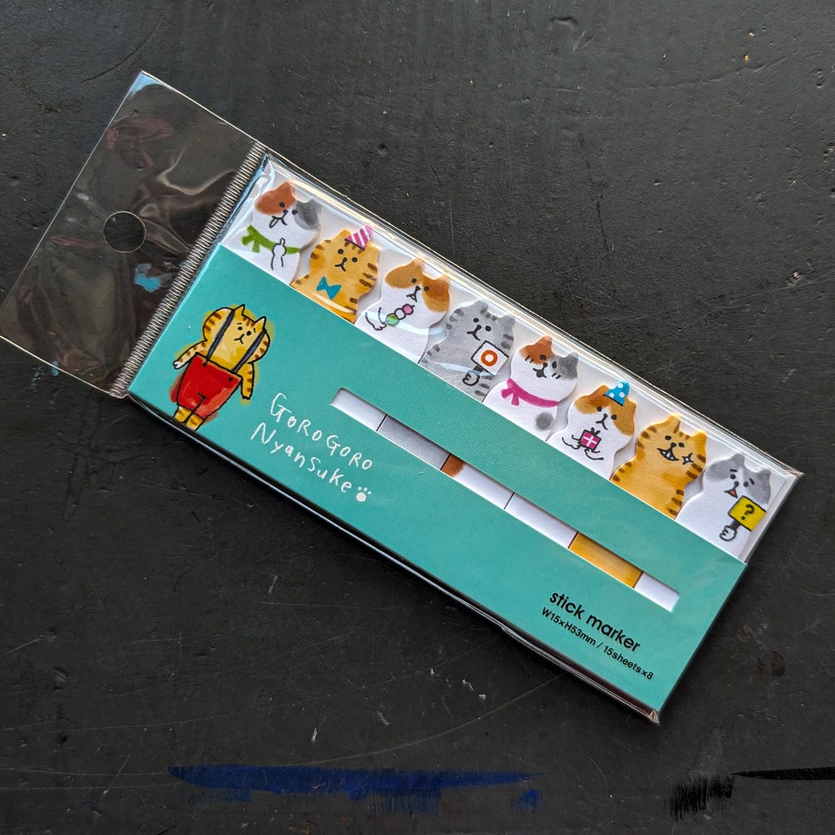 Mind Wave Stationery Mind Wave - Gorogoro Nyansuke Page Markers - Party