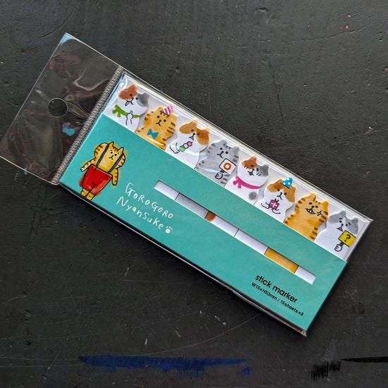 Mind Wave Stationery Mind Wave - Gorogoro Nyansuke Page Markers - Party