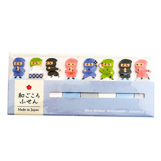 Mind Wave Stationery Mind Wave - Japanese Page Markers - Ninja