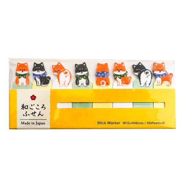 Mind Wave Stationery Mind Wave - Japanese Page Markers - Shiba Inu