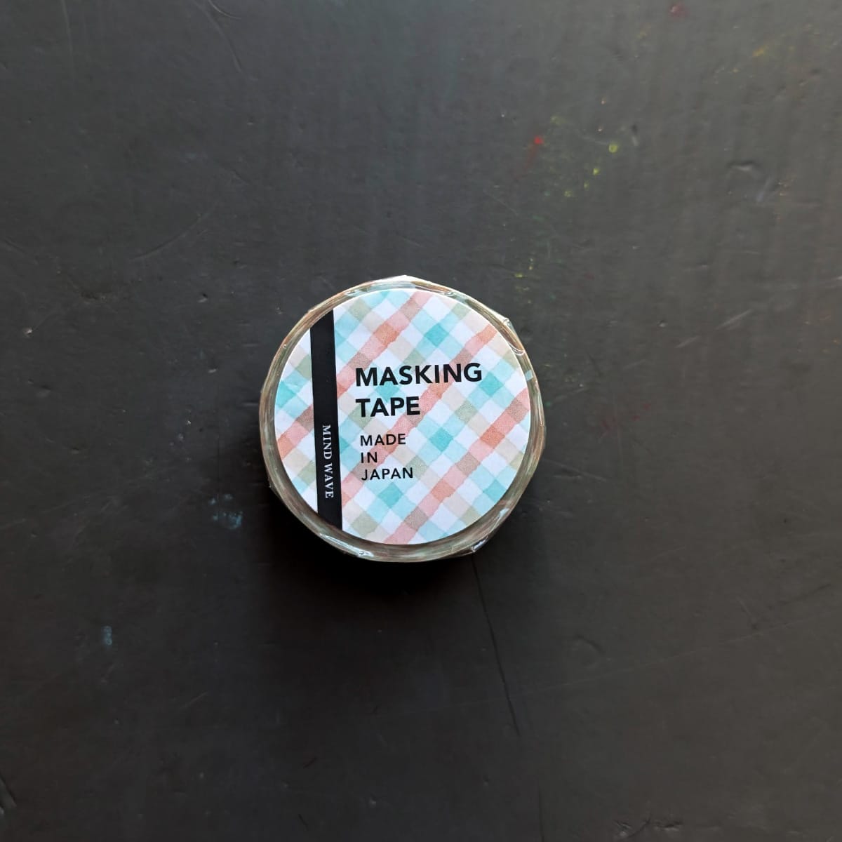 Mind Wave Tape Roll #6 - Red Green & Blue Mind Wave - Masking Tape - 15mm x 5m Rolls - Checker Patterns