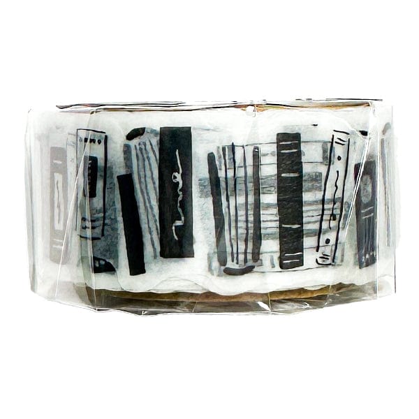 Mind Wave Tape Roll Mind Wave - Black & White Masking Tape - 18mm x 5m Roll - Books