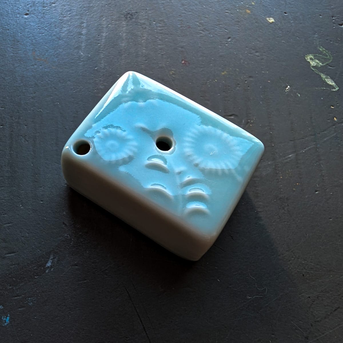 Mino Ware Palette - Ceramic Ceramic Water Dropper - Rectangle
