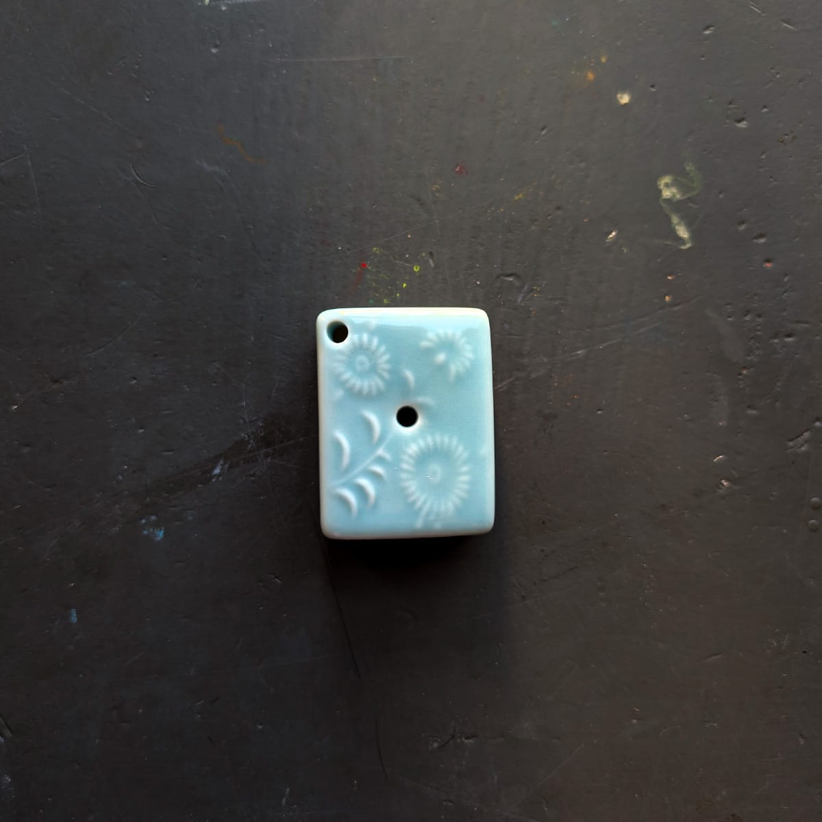 Mino Ware Palette - Ceramic Ceramic Water Dropper - Rectangle