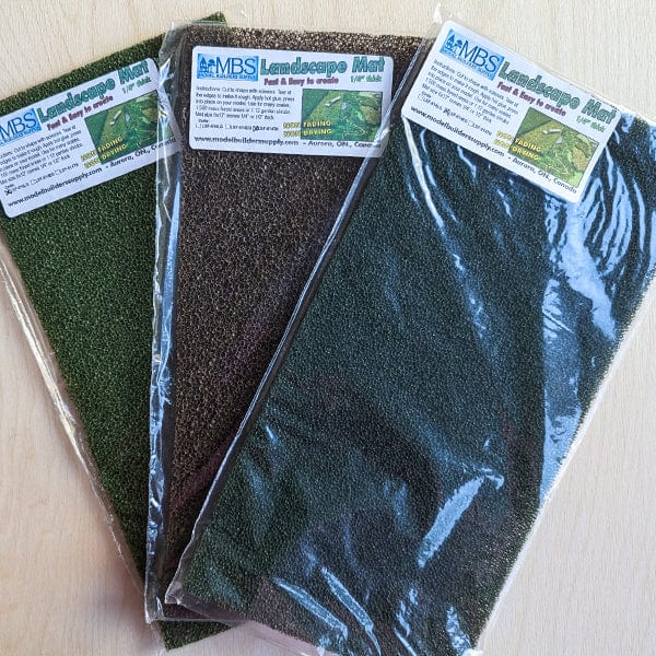 Model Builders Supply Model Building Supplies Model Builders Supply - Landscape Mats - 1/4" Thick