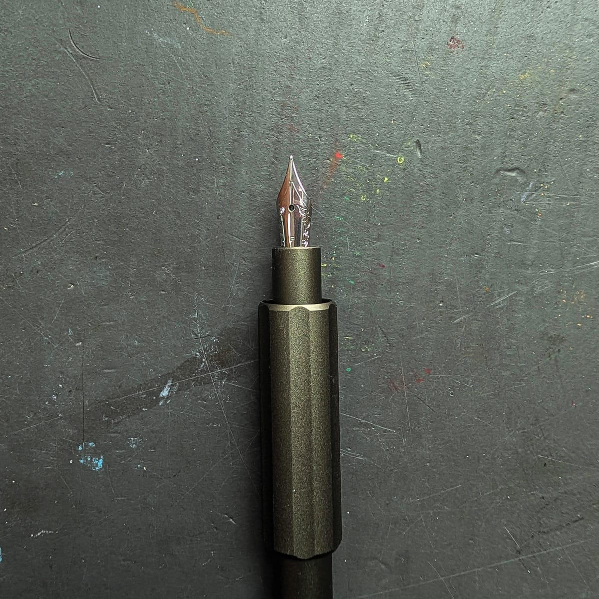 Monteverde Fountain Pen Olive / Fine Monteverde - Axis - Fountain Pens
