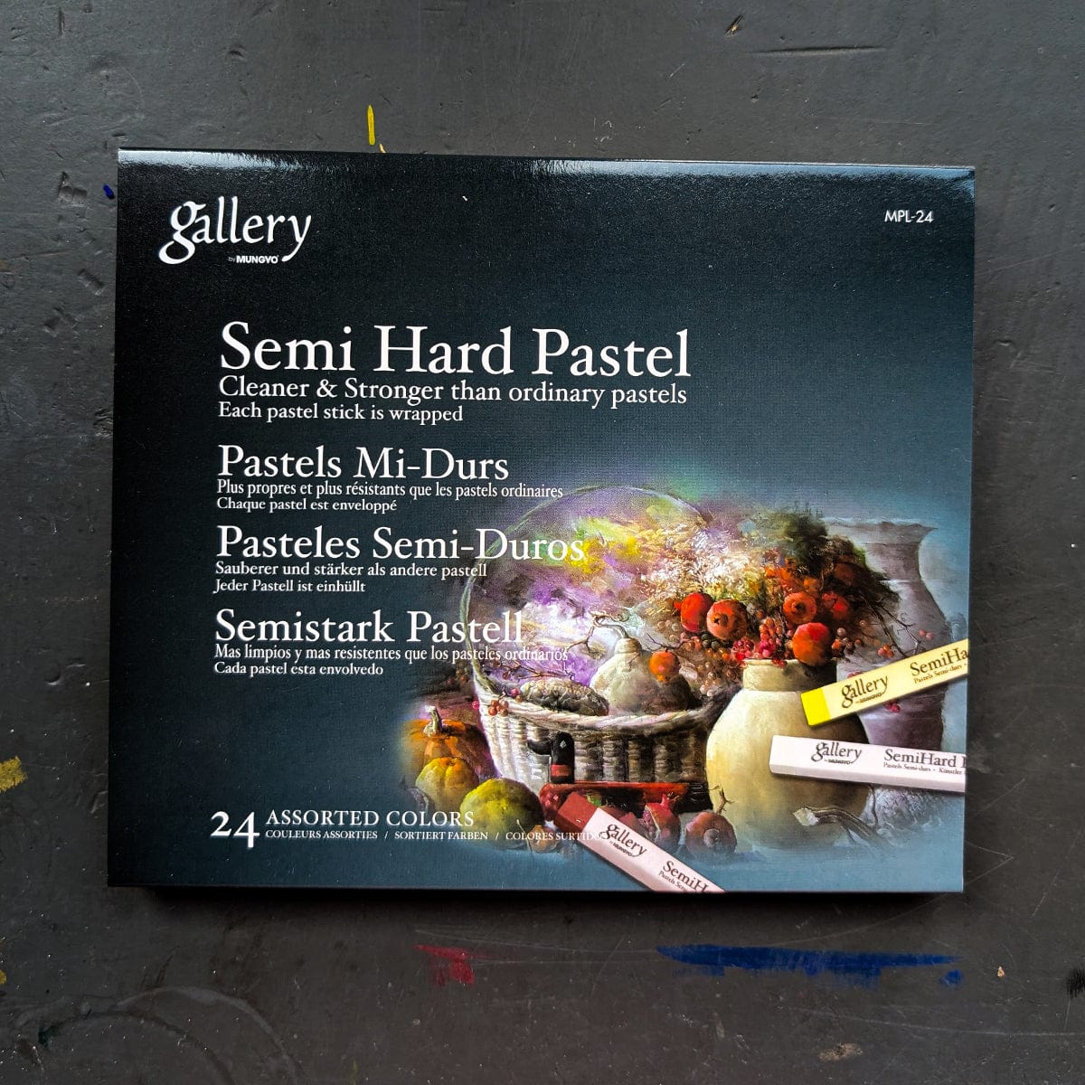 Mungyo Hard Pastel Set Mungyo - Semi Hard Pastels - Set of 24 Colours