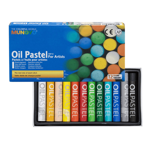 Mungyo Oil Pastel Set Mungyo - Oil Pastels - Set of 12 Colours