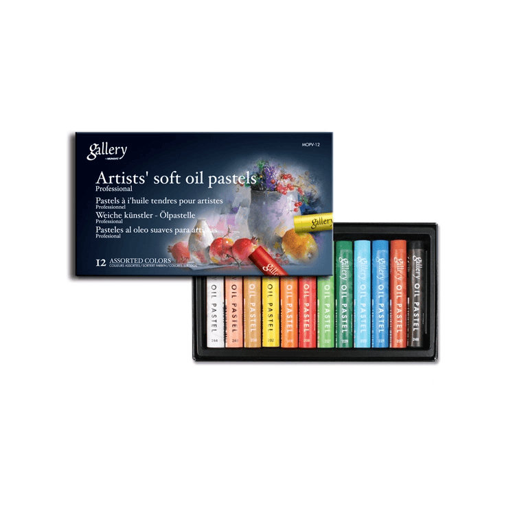 Mungyo Oil Pastel Set Mungyo - Professional Artists' Soft Oil Pastels - Set of 12 Colours