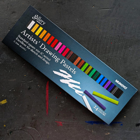Mungyo Soft Pastel Set Mungyo - Artists' Drawing Pastels - Set of 24 Colours