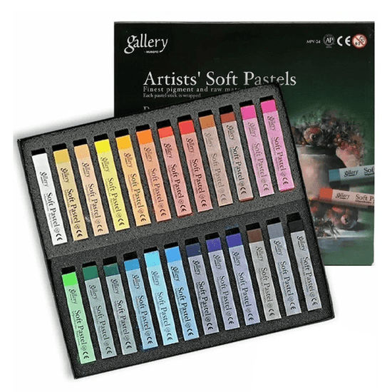 Mungyo Soft Pastel Set Mungyo - Artists' Soft Pastels - Set of 24 Colours