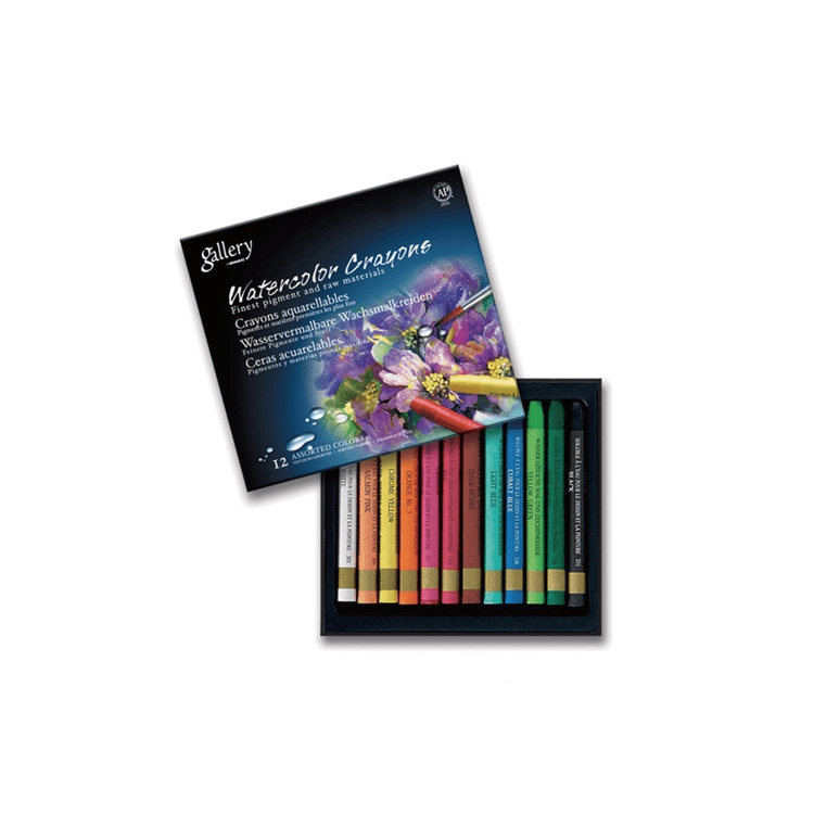 Mungyo Wax Pastel Set Mungyo - Watercolour Crayons - Set of 12 Colours