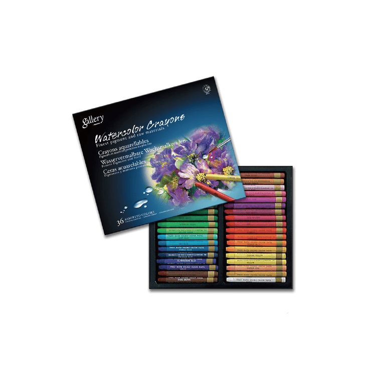 Mungyo Wax Pastel Set Mungyo - Watercolour Crayons - Set of 36 Colours