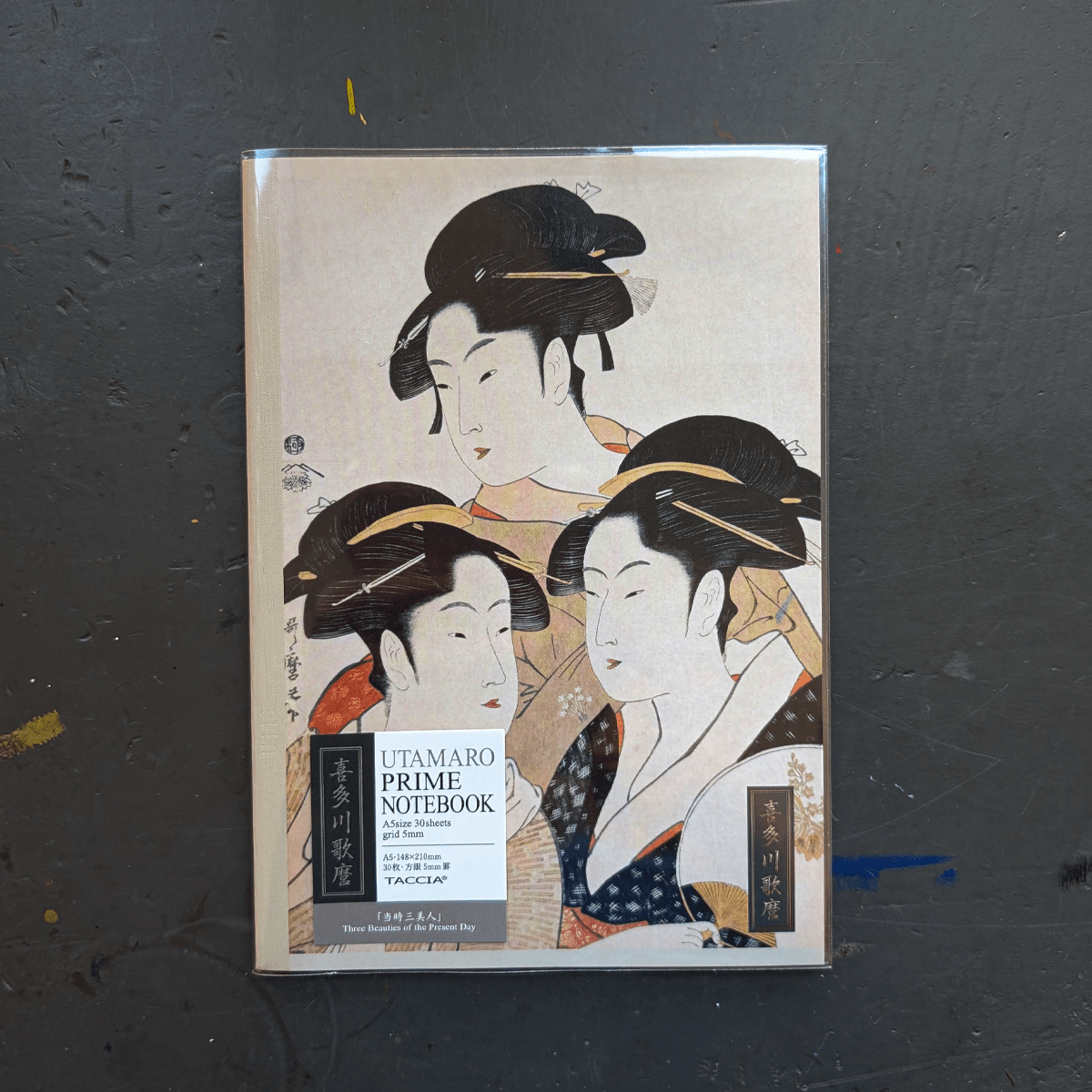 Nakabayashi Notebook - Gridpaper Utamaro Nakabayashi - Ukiyo-e Notebooks