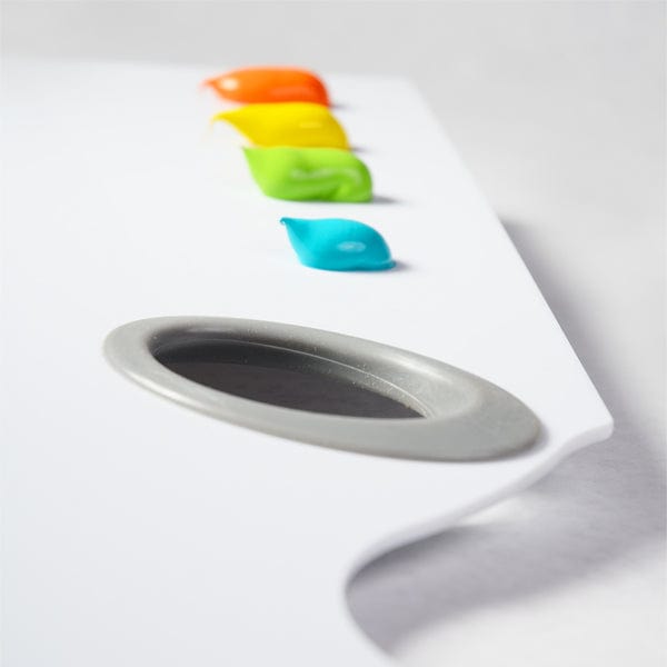 New Wave Palette - Plastic New Wave - Easy Lift - Peelable Artist Palette - Hand Held - White