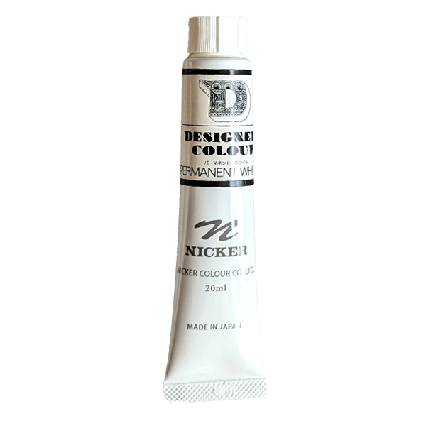 Nicker Colour Designer Gouache Permanent White Nicker - Designer Colours - Individual 20mL Tubes