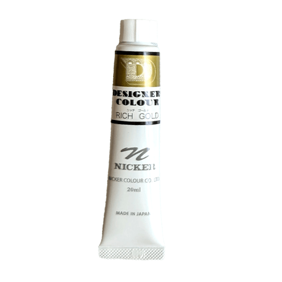 Nicker Colour Designer Gouache Rich Gold Nicker - Designer Colours - Individual 20mL Tubes