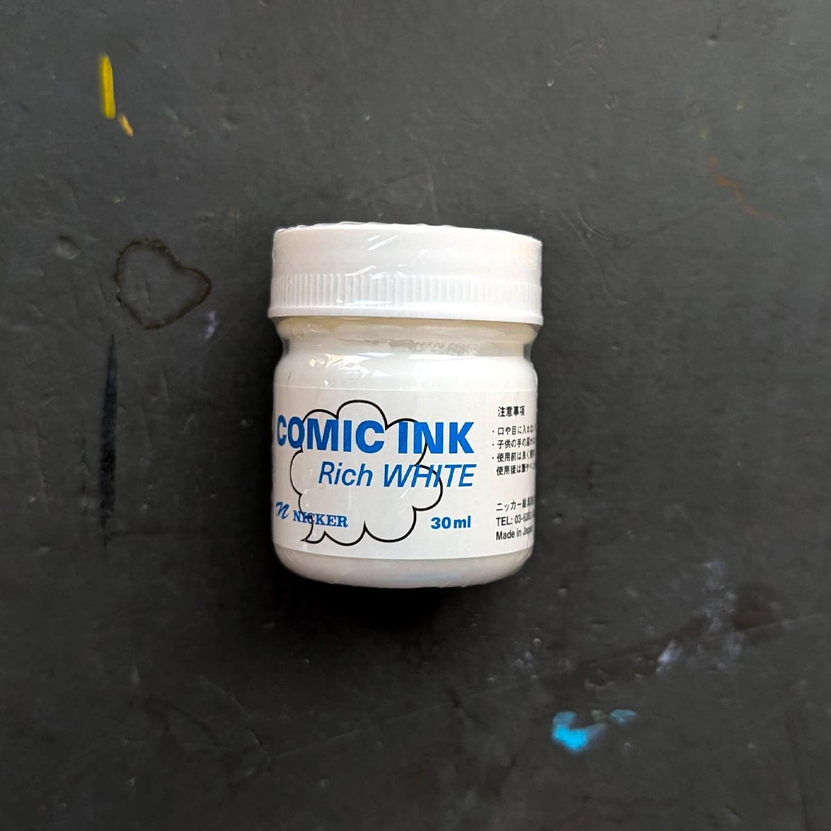 Nicker Colour Drawing Ink Rich White Nicker - Comic Ink - 30mL Jars