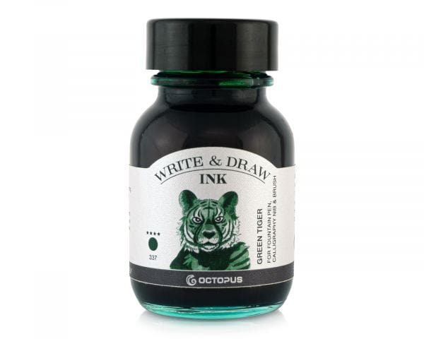 Octopus Fluids Drawing Ink Green Tiger 337 Octopus Fluids - Write & Draw Ink - 50mL Bottles