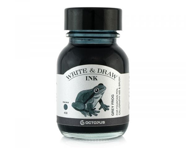 Octopus Fluids Drawing Ink Grey Frog 458 Octopus Fluids - Write & Draw Ink - 50mL Bottles