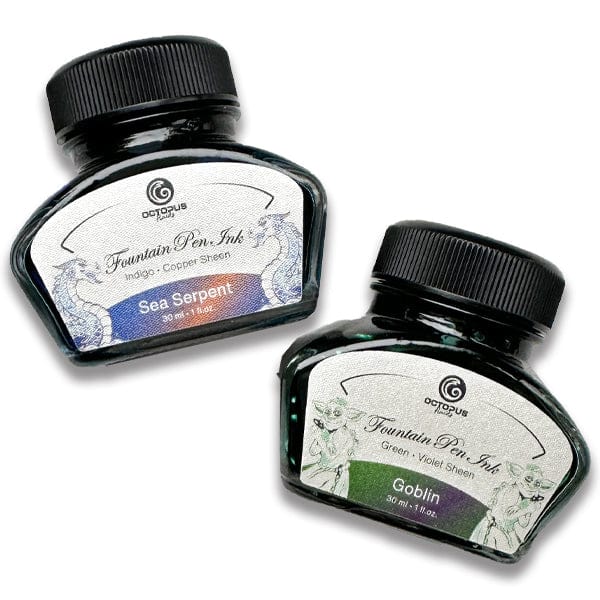 Octopus Fluids - Sheen Fountain Pen Ink - 30mL Bottles | Gwartzman's ...