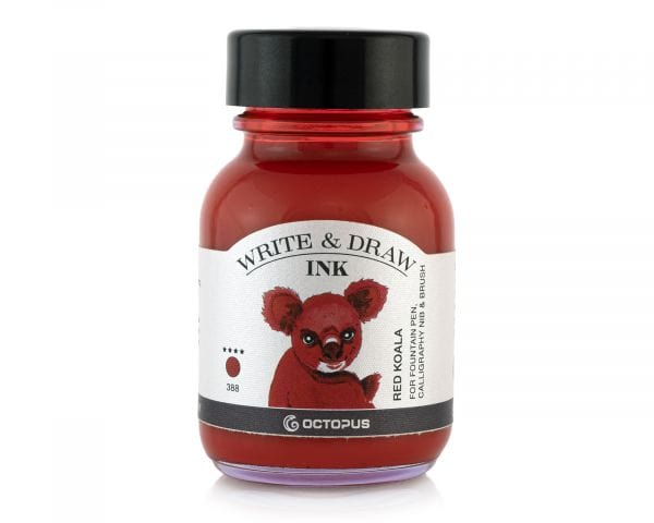 Octopus Fluids Drawing Ink Red Koala 388 Octopus Fluids - Write & Draw Ink - 50mL Bottles