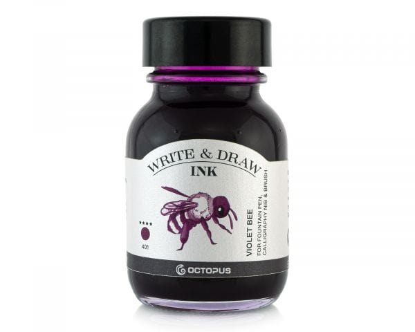 Octopus Fluids Drawing Ink Violet Bee 401 Octopus Fluids - Write & Draw Ink - 50mL Bottles