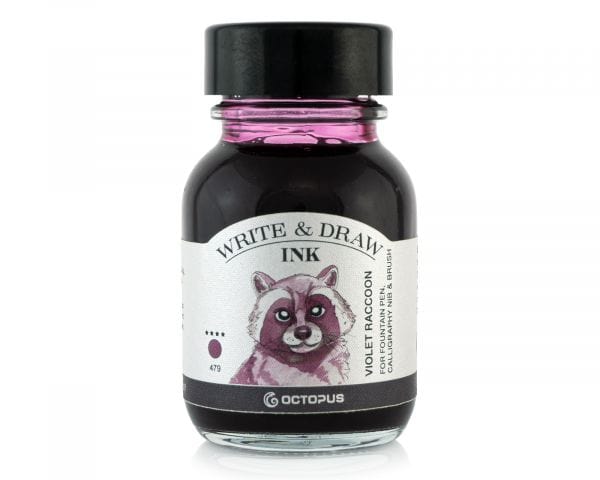 Octopus Fluids Drawing Ink Violet Raccoon 479 Octopus Fluids - Write & Draw Ink - 50mL Bottles