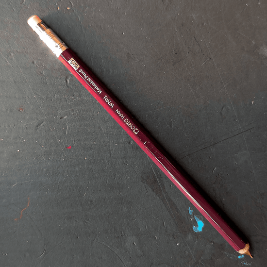 Ohto Mechanical Pencil Enji (Crimson) Ohto - Wooden Mechanical Pencils - WN01 - 0.5mm Standard