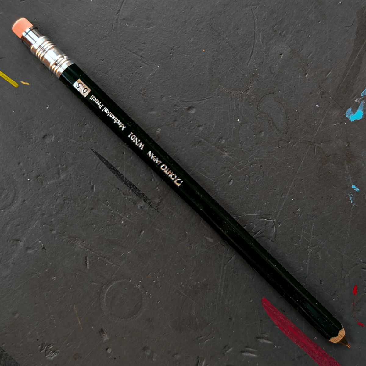 Ohto Mechanical Pencil Green Ohto - Wooden Mechanical Pencils - WN01 - 0.5mm Standard