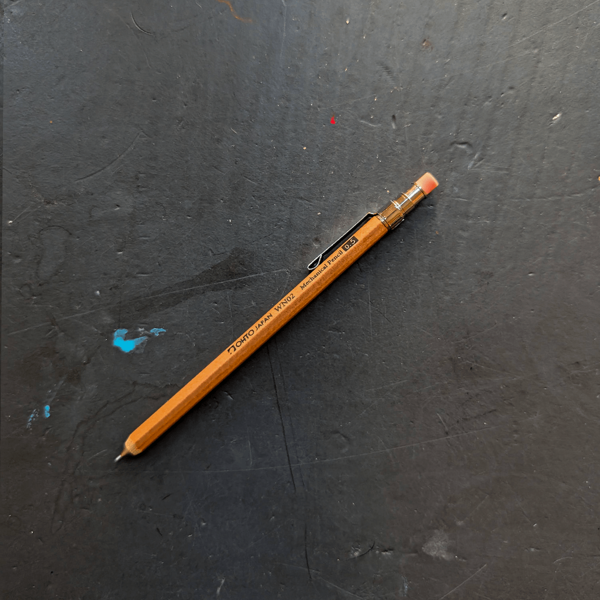 Ohto Mechanical Pencil Natural Ohto - Wooden Mechanical Pencils - WN02 - 0.5mm Mini