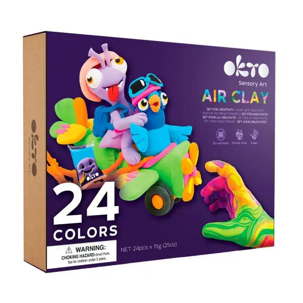 OKTO Clay Air-Dry Clay OKTO Clay - Sensory Art - Air Clay - 24 Colour Set