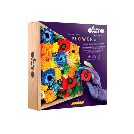OKTO Clay Air-Dry Clay OKTO Clay - Sensory Art - Air-Dry Clay Flowers - Freedom Set