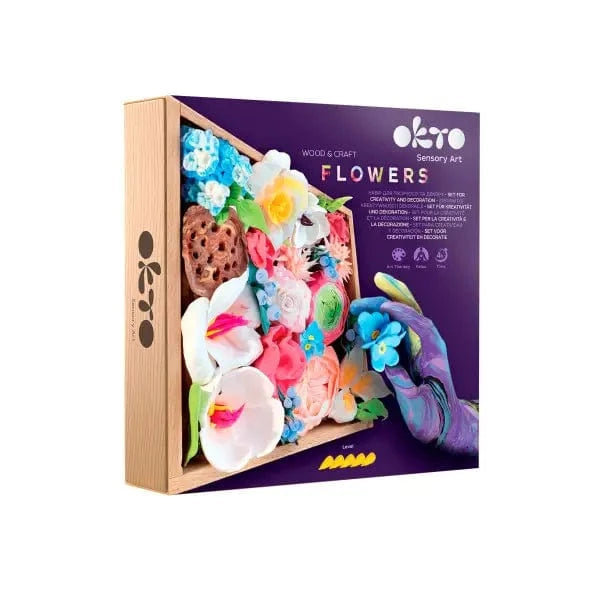 OKTO Clay Air-Dry Clay OKTO Clay - Sensory Art - Air-Dry Clay Flowers - Romance Set