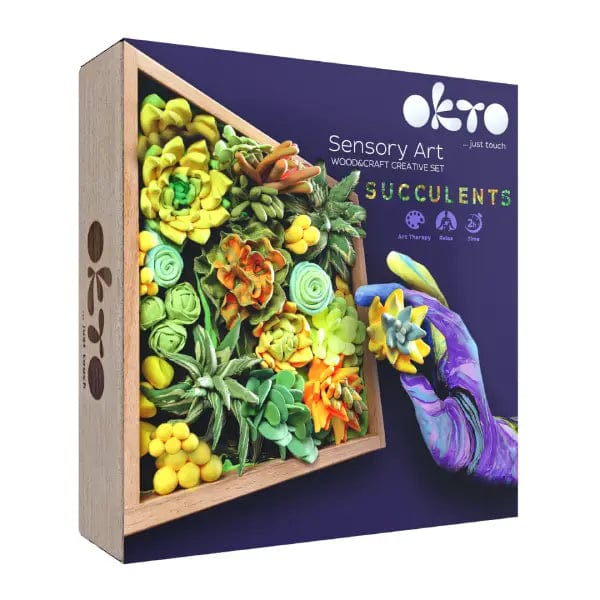 OKTO Clay Air-Dry Clay OKTO Clay - Sensory Art - Air-Dry Clay Succulents - Energy Set