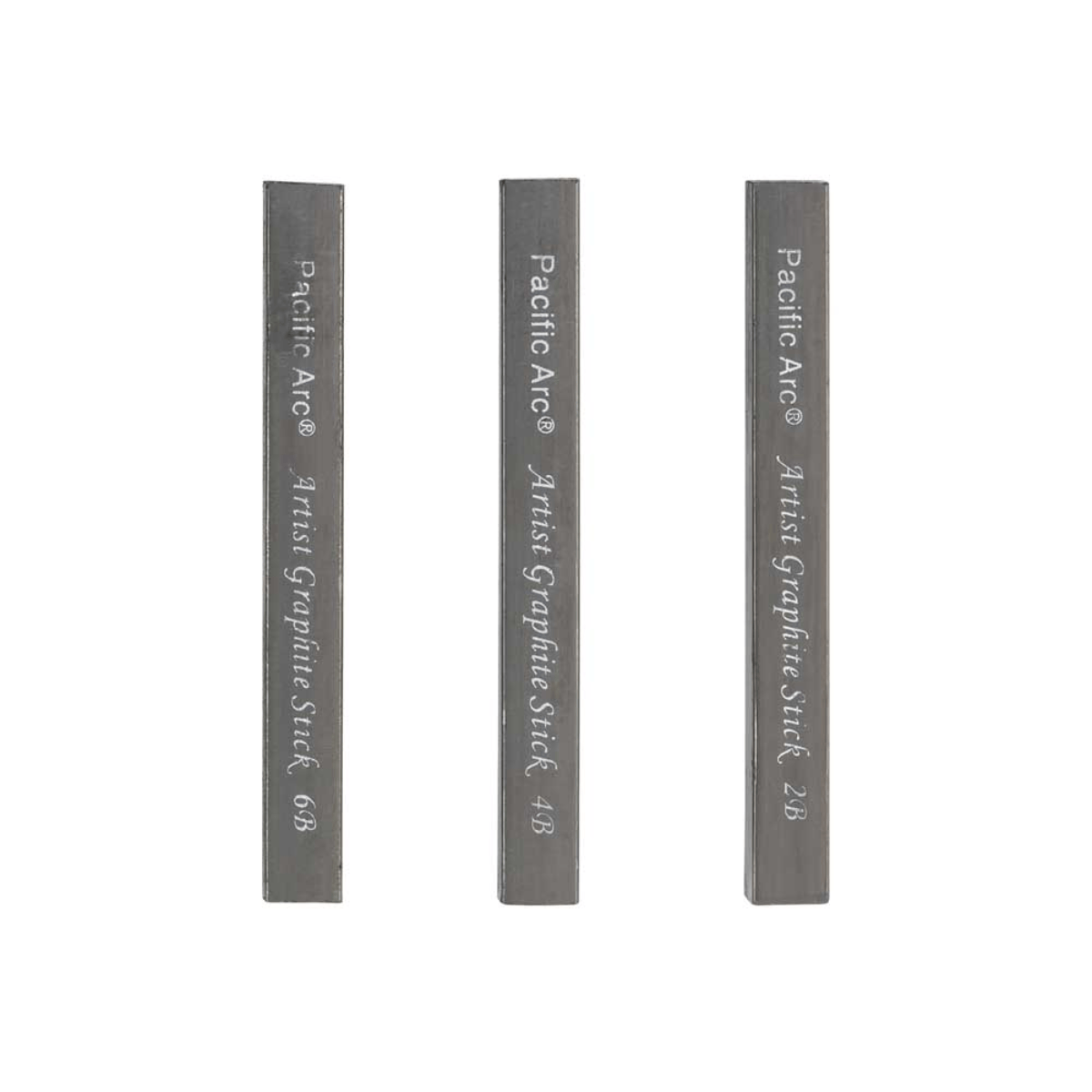 Pacific Arc Compressed Graphite Pacific Arc - Graphite Stick Set - 3 Assorted Sticks
