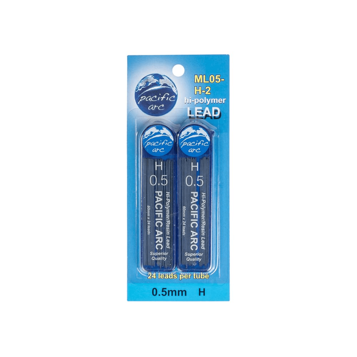 Pacific Arc Lead Refill Pacific Arc - 0.5mm Lead Refills - H - 2 Pack