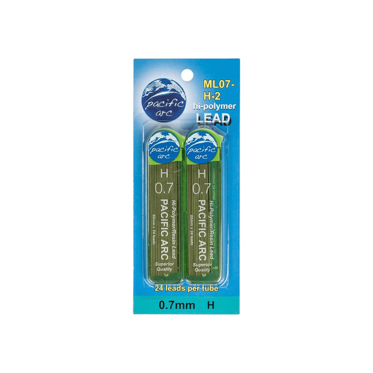 Pacific Arc Lead Refill Pacific Arc - 0.7mm Lead Refills - H - 2 Pack