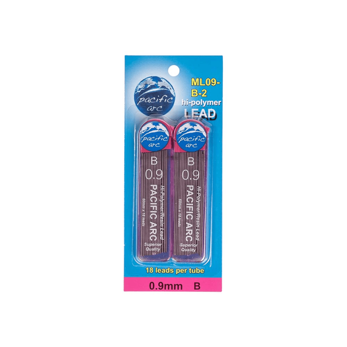 Pacific Arc Lead Refill Pacific Arc - 0.9mm Lead Refills - B - 2 Pack