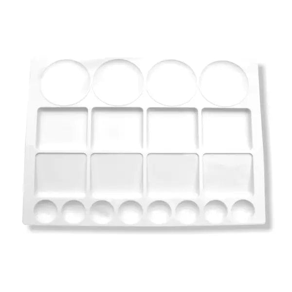 Pacific Arc Palette - Plastic Pacific Arc - Rectangular Plastic Palette - 20 Wells - Item #APR01114