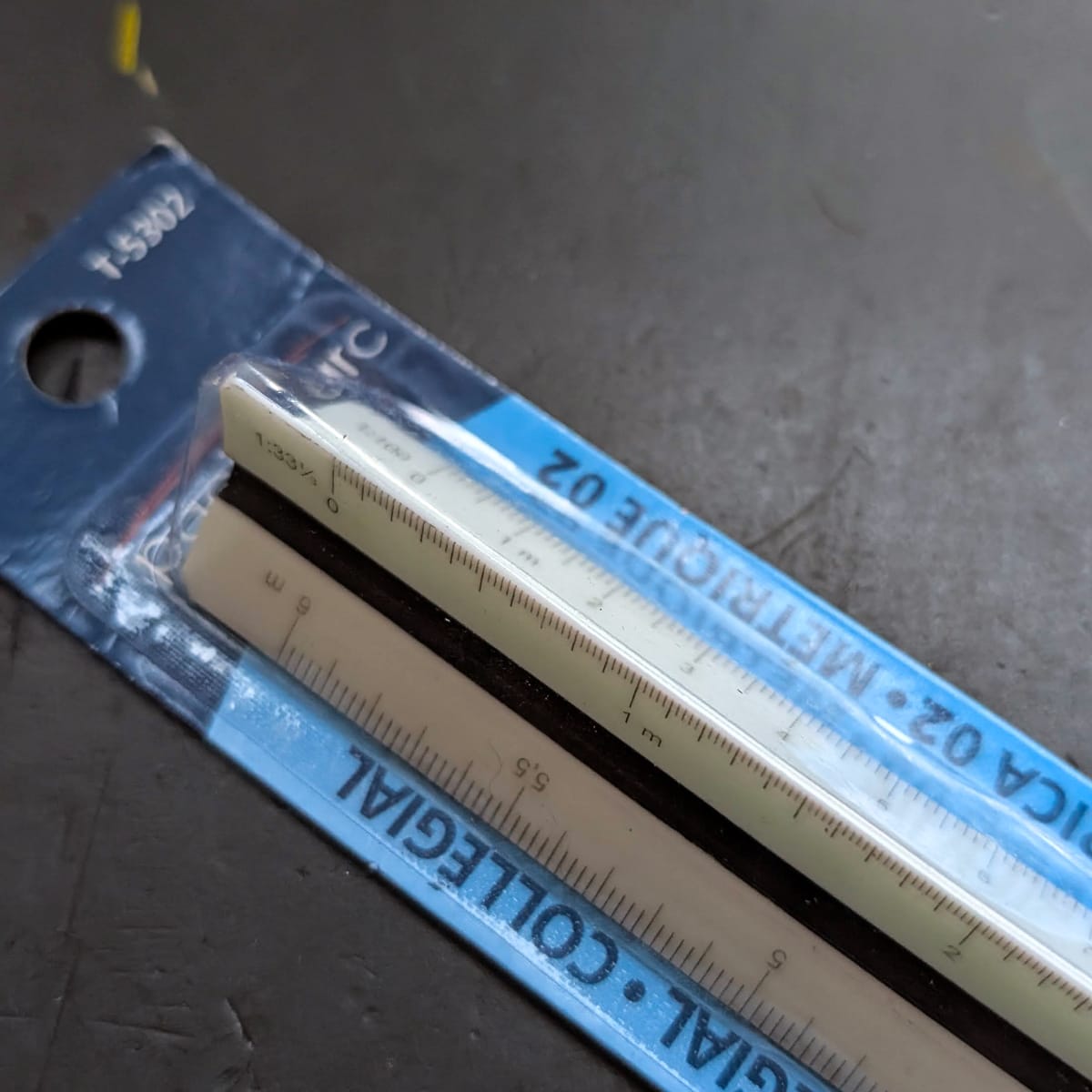Pacific Arc Scale Ruler Pacific Arc - Tri-Scale Ruler - Metric #2 Style - 30cm Metric - Collegiate