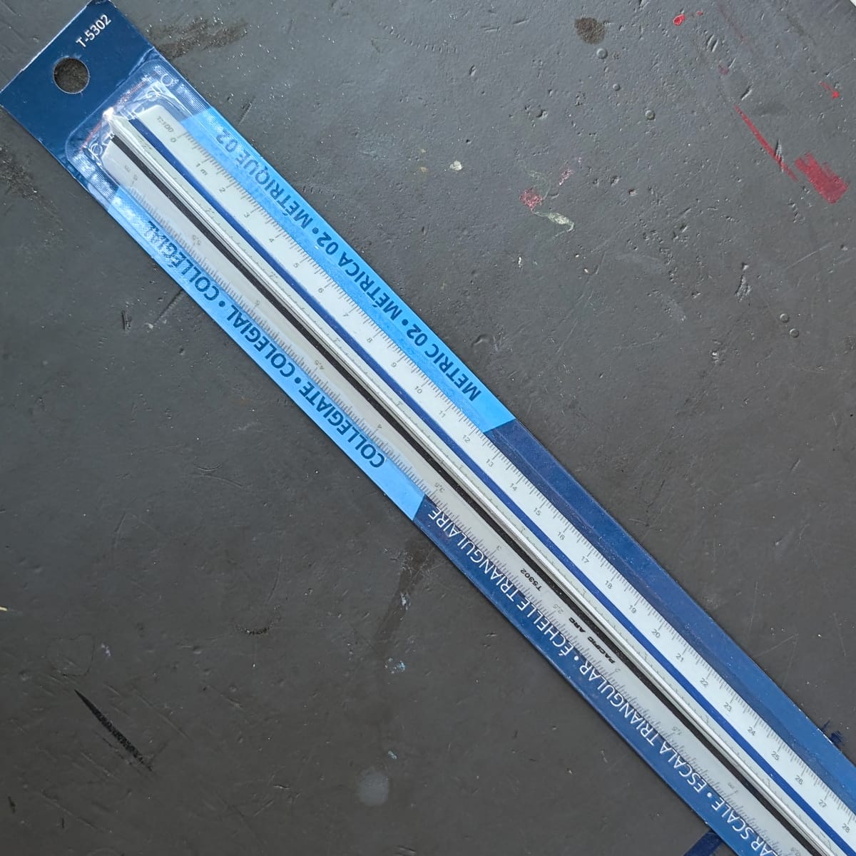 Pacific Arc Scale Ruler Pacific Arc - Tri-Scale Ruler - Metric #2 Style - 30cm Metric - Collegiate