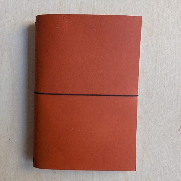 Paper Republic Notebook - Blank Paper Republic - Grand Voyageur - XL Leather Journal - Special Edition - Burnt Orange