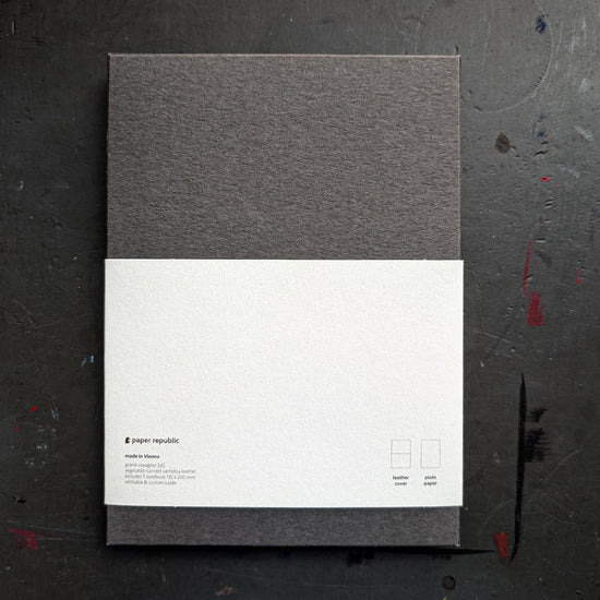 Paper Republic Notebook - Blank Paper Republic - Grand Voyageur - XL Leather Journal - Venezia