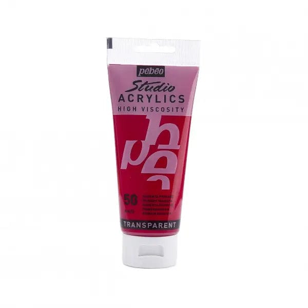 Pebeo Acrylic Paint Primary Magenta Pebeo - Studio Acrylics - High Viscosity Colour - 100mL Tubes