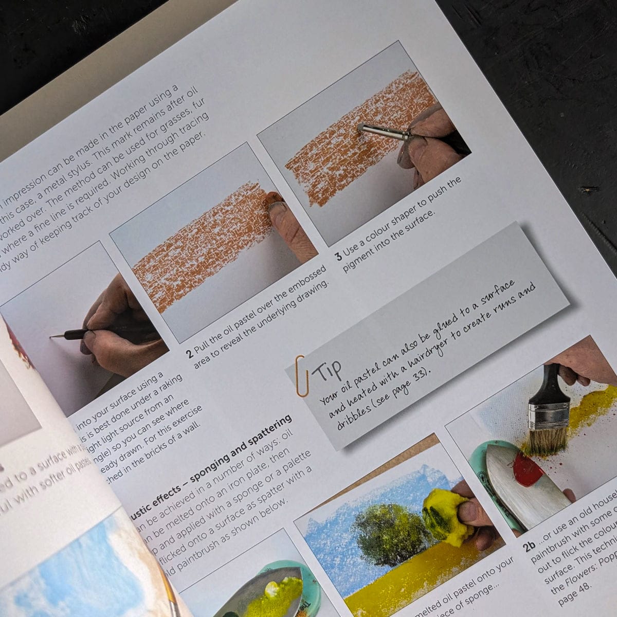 Penguin Random House Trade Book Beginner's Guide to Painting with Oil Pastels by Tim Fisher