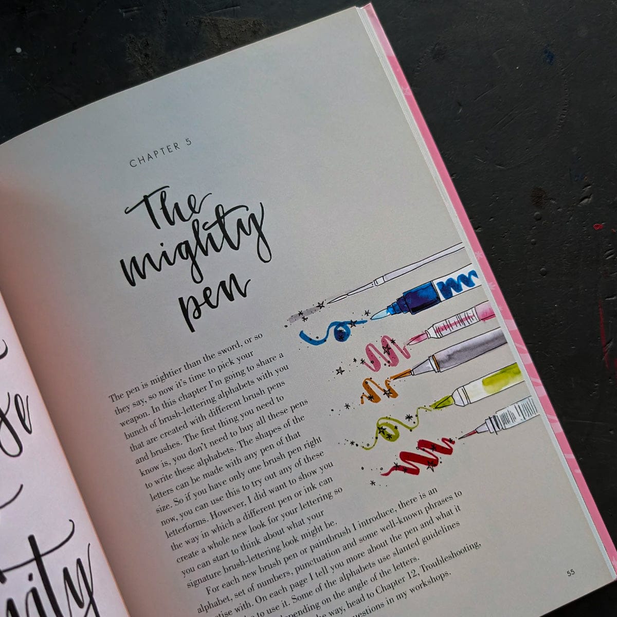 Penguin Random House Trade Book Brush Lettering by Rebecca Cahill Roots