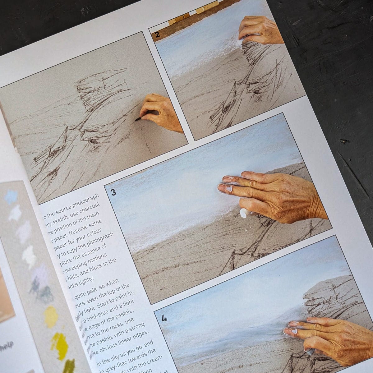 Penguin Random House Trade Book Pastels for the Absolute Beginner by Rebecca de Mendonça