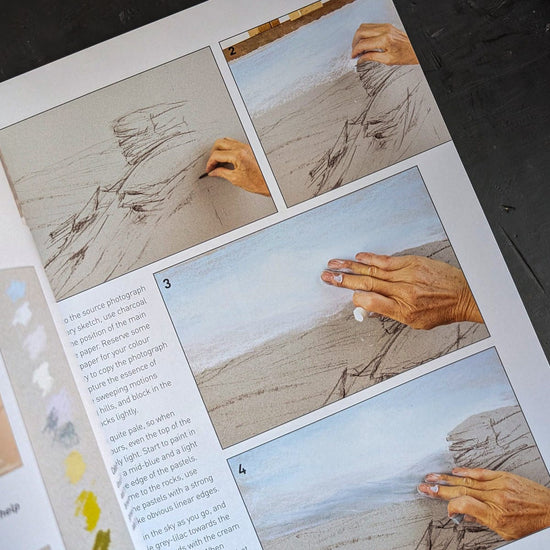 Penguin Random House Trade Book Pastels for the Absolute Beginner by Rebecca de Mendonça