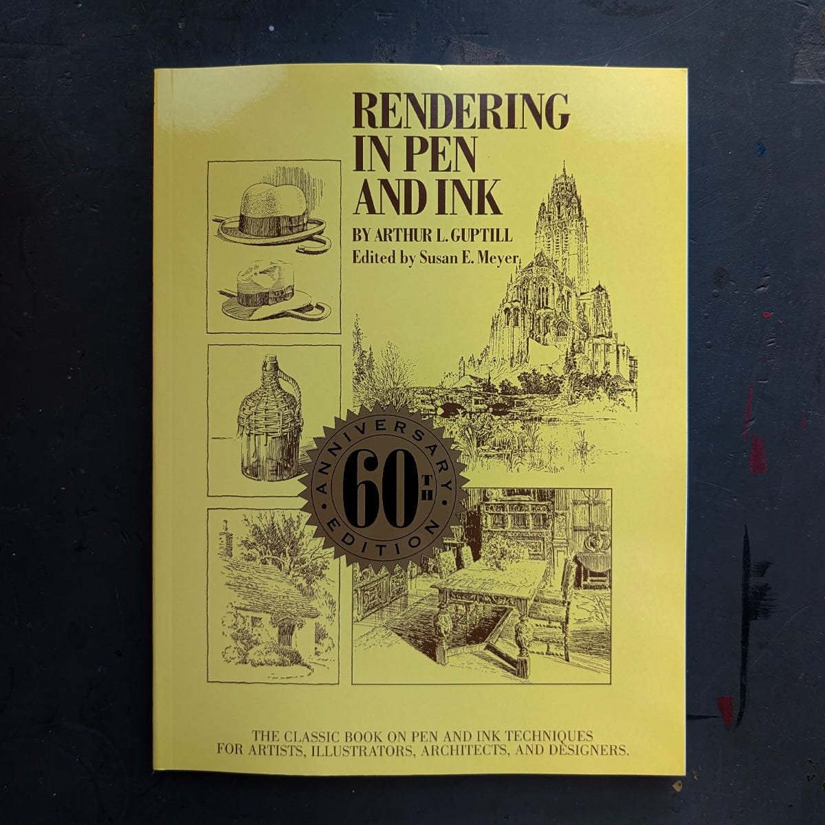 Penguin Random House Trade Book Rendering in Pen and Ink by Arthur L. Guptill